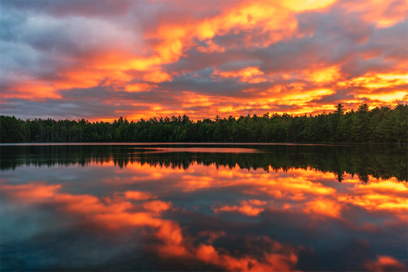 Colorful sunset