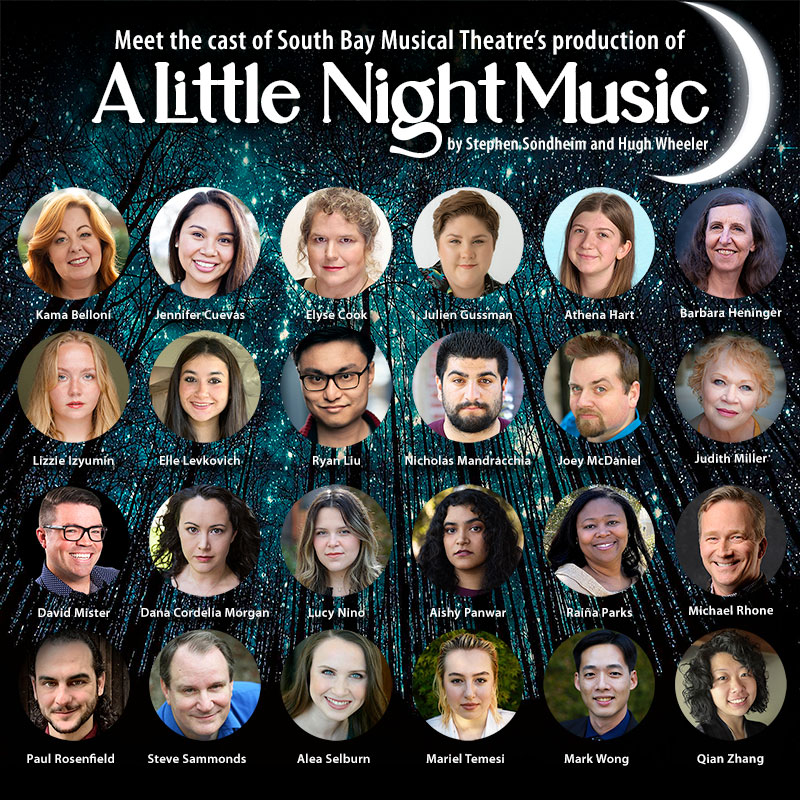 A Little Night Music cast collage