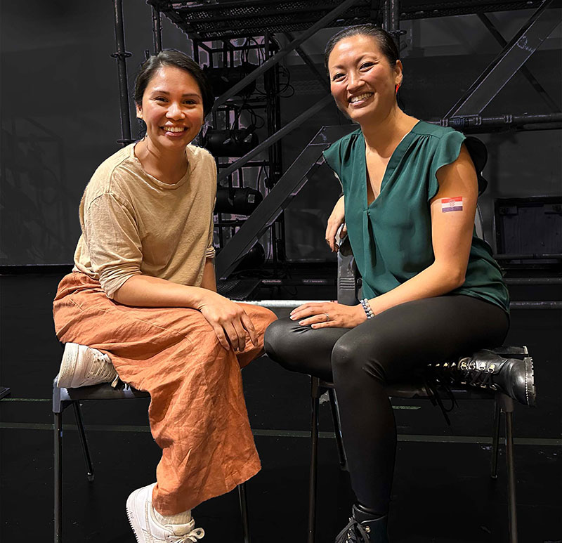 Jen Cuevas and Nicole Tung