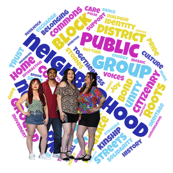 Neighborhood word cloud