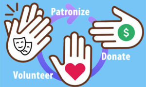 Patronize Donate Volunteer